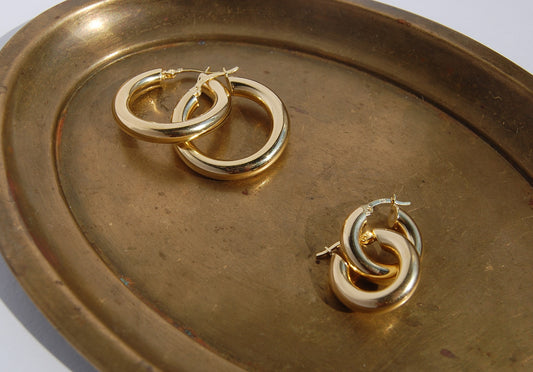 Chunky Hoops Gold